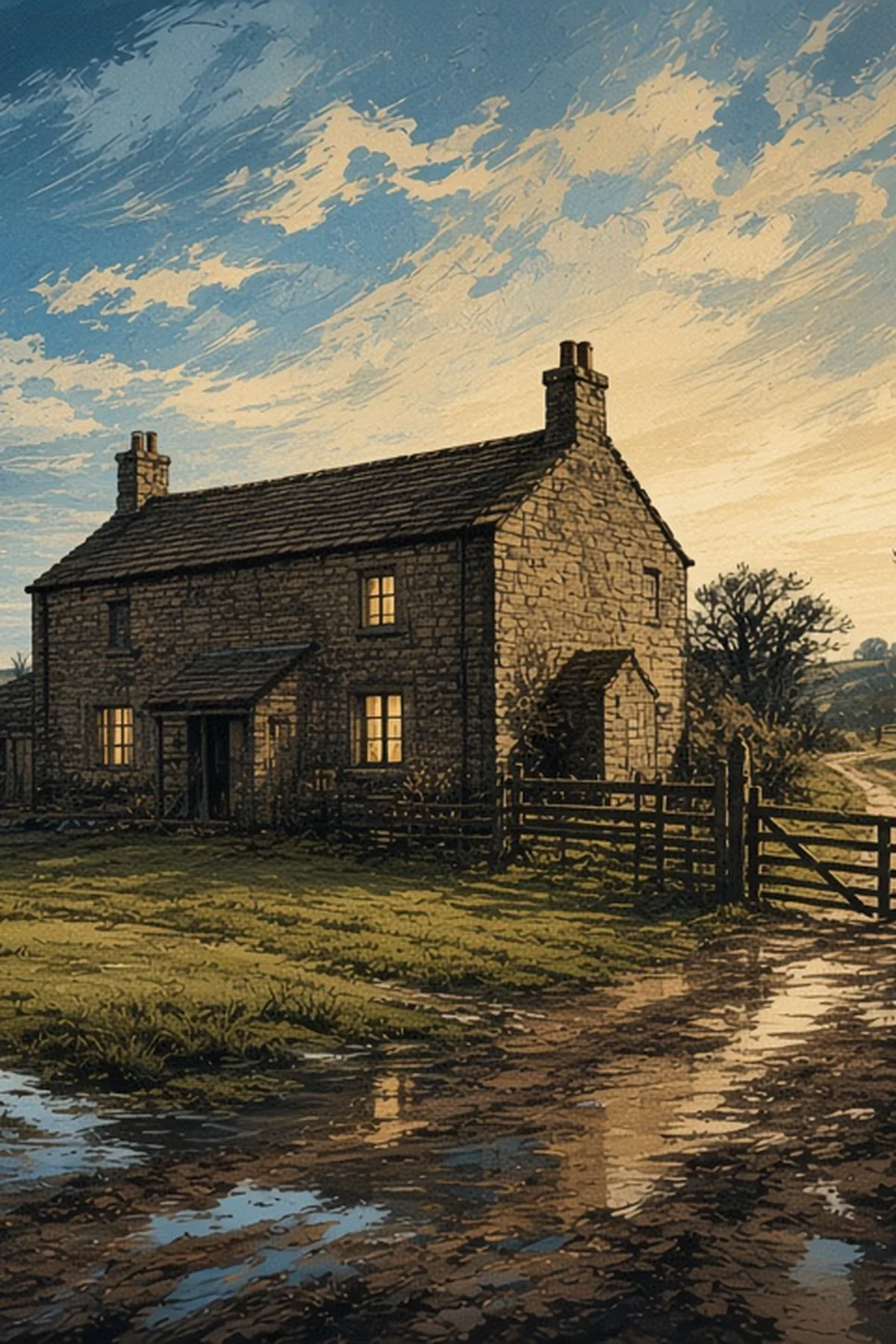 The cover of Hollins Farm
