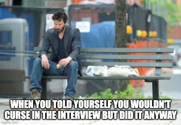 bad interview meme