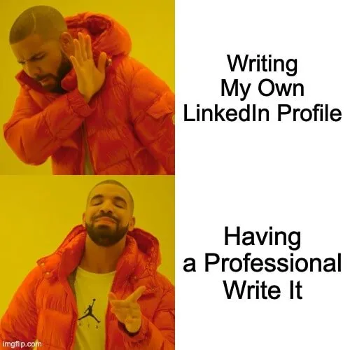 linkedin profile meme