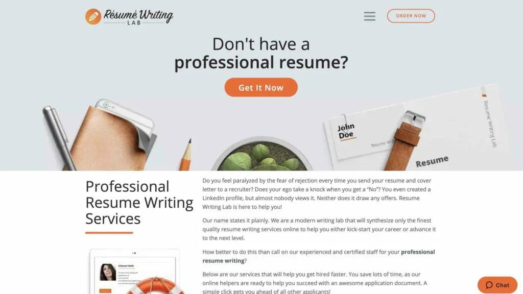 resume writing lab