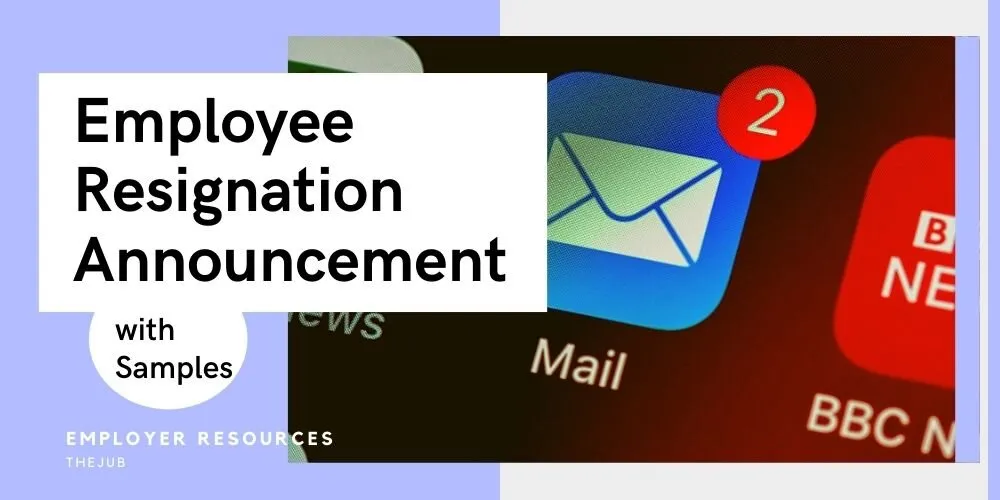 Image for Employee Resignation Announcement to Staff (with Email Samples) article