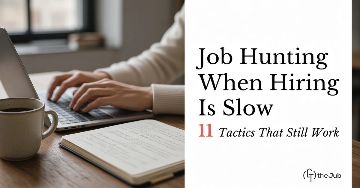 Image for Job Hunting When Hiring Is Slow: 11 Tactics That Still Work article