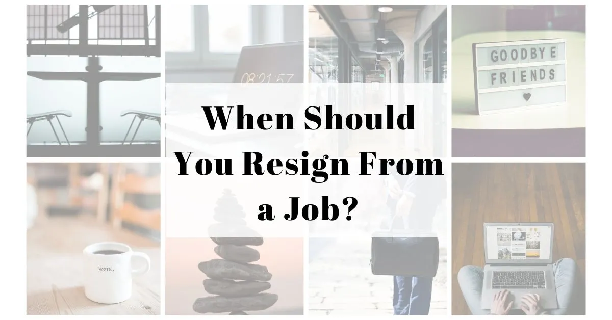 Image for Should You Resign in the Morning or At the End of the Day? article